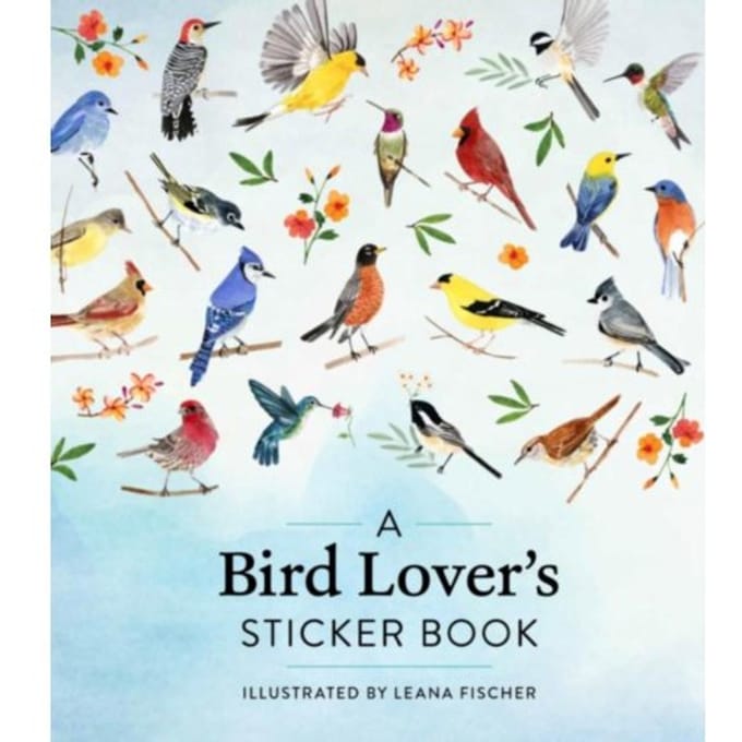 A Bird Lover's Sticker Book - Leana Fischer