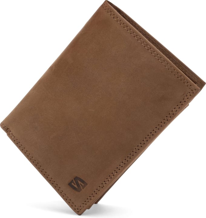 SERASAR Leren Portemonnee [Manager] - Bruin - met RFID-Bescherming