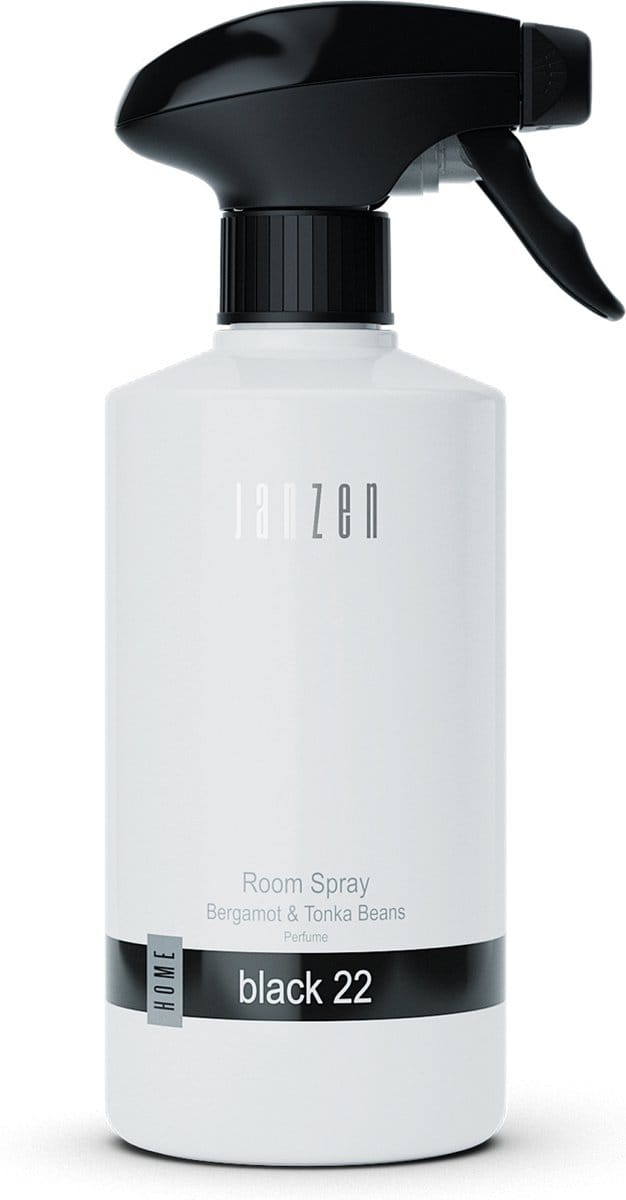 Janzen Black 22 Roomspray Bergamot & Tonka Beans