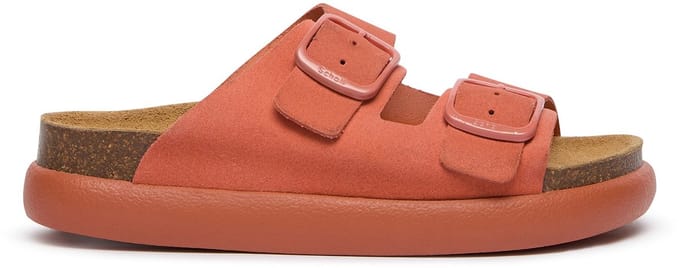 Scholl Sandalen Noelle Chunky Suede Vrouwen - Koraal