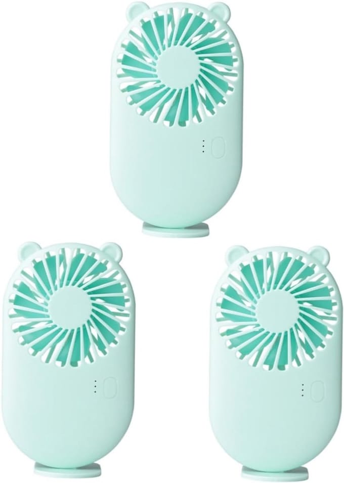 VHV - Bureauventilator - usb bureauventilator - USB oplaadbaar, stil - voor kantoor, slaapkamer, thuiswerken