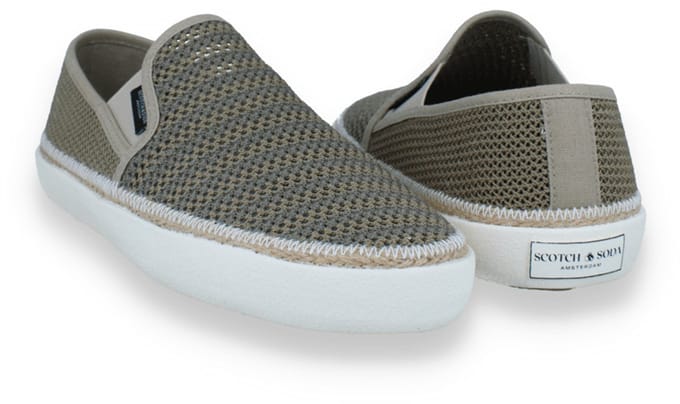 Scotch & Soda Heren Mocassin Izomi Slip On | Beige | Maat: 44