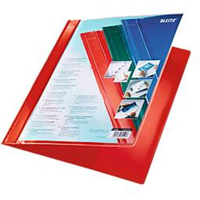 LEITZ® snelhechter Exquisit, A4, pvc, rood
