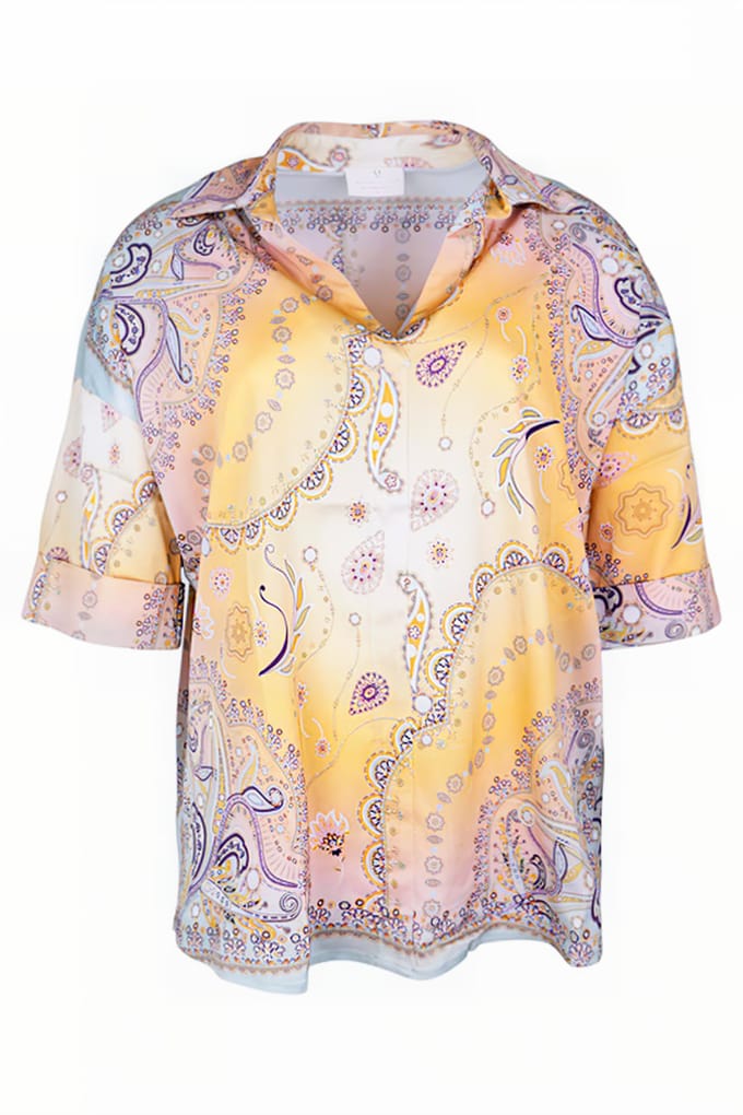 Mucho Gusto Blouse Vicenza Salmon Salmon Größe: S | Blusen Outlet | Damen | Rot