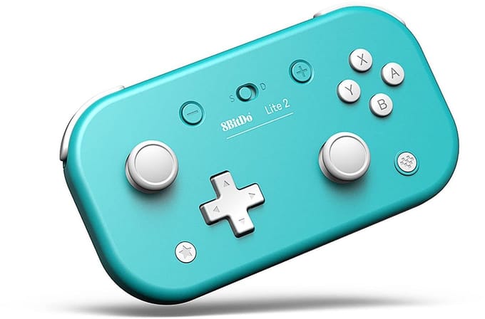 8Bitdo Lite 2 Turkoois Bluetooth/USB Gamepad Analoog/digitaal Android, Nintendo Switch, Nintendo Switch Lite