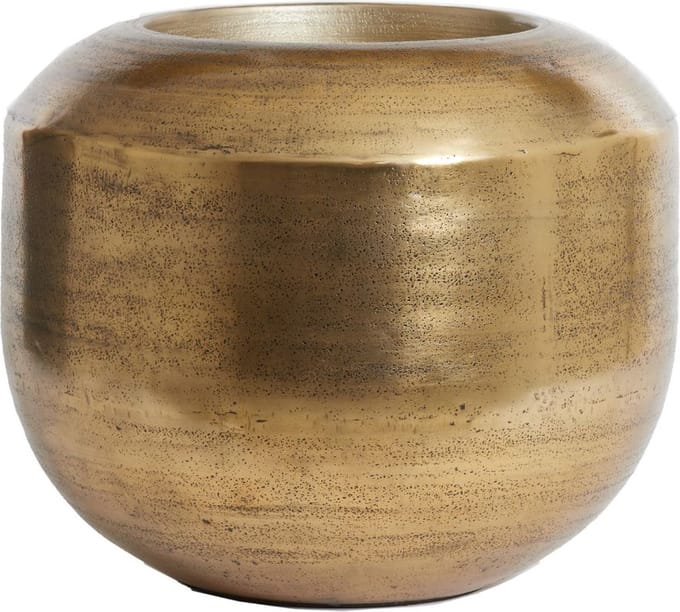 Light & Living Bloempot Louie - Antiek Goud - Ø53cm - Modern