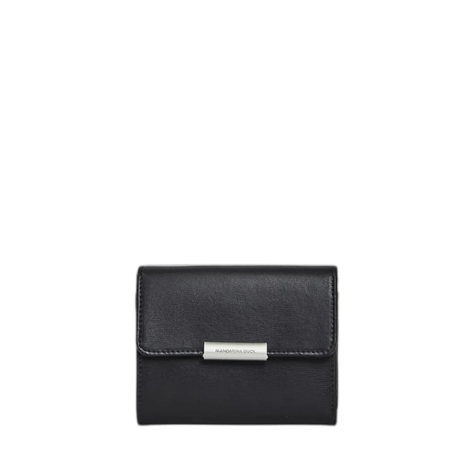 MANDARINA DUCK Portemonnee Hera 3.0 Wallet with Flap Black Zwart