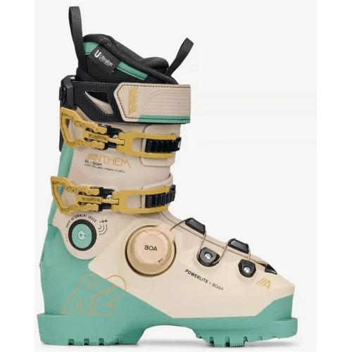 K2 ANTHEM 95 BOA Skischoen 2026 Dames (Maat - 255, Kleur - Green/Beige)