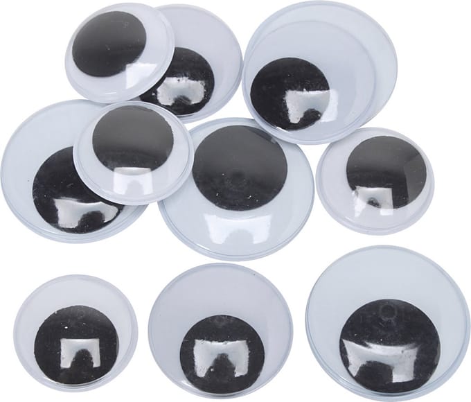 Wiebelogen, afm 30+35+40 mm, Maxi, 150 paar, 300 stuk/ 1 doos