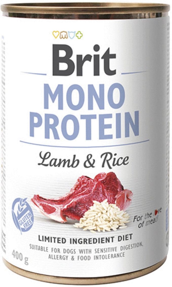 Brit Blik Care Mono Protein 400 g - Hondenvoer - Lam&Rijst