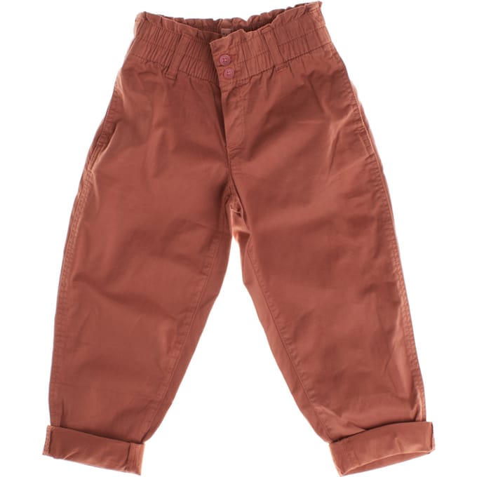 Rechte gerimpelde broek 416204 meisjes