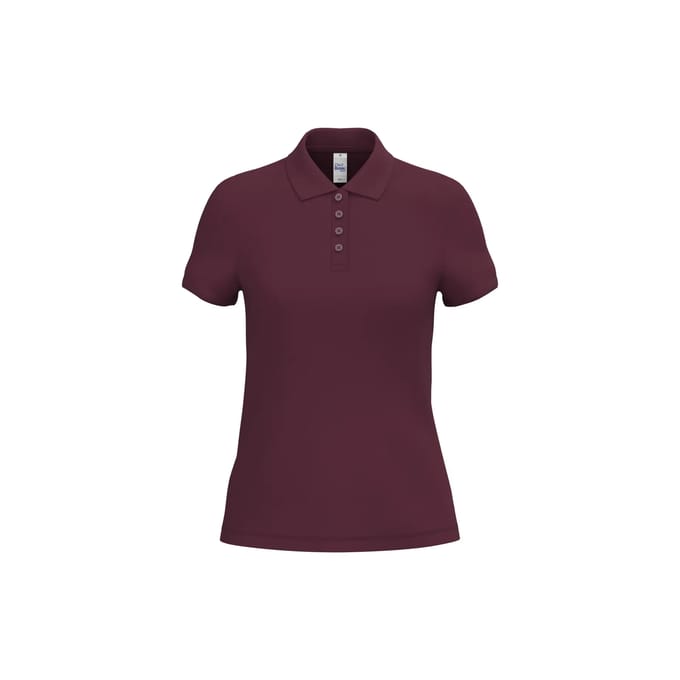 Biologisch pique polo voor dames iDeal Basic Brand