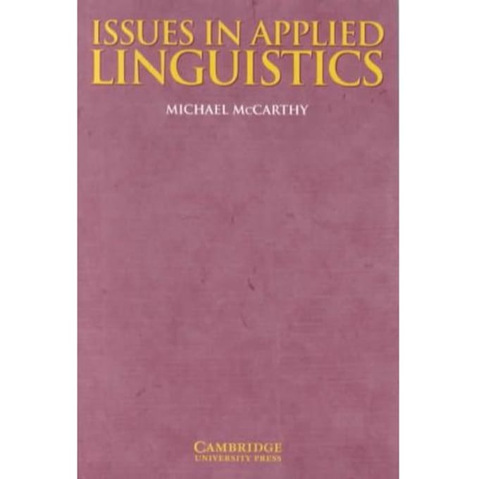 Issues In Applied Linguistics - Michael McCarthy