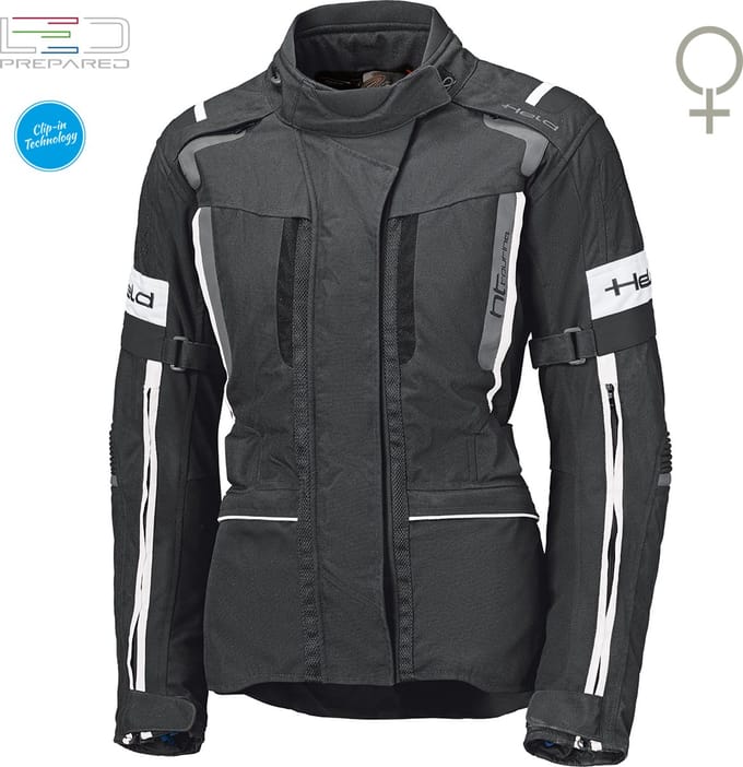 Held 4-Touring II Touring Jas Zwart Wit - Jas