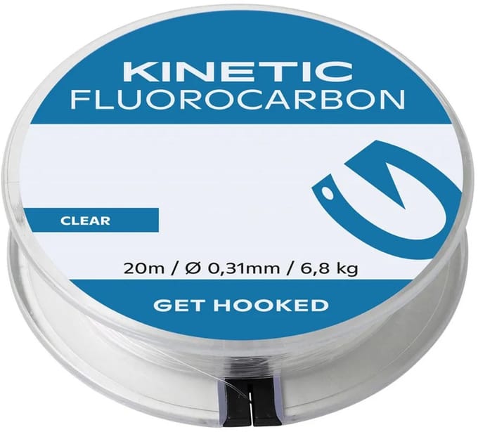 Kinetic Get Hooked Flurocarbon 20 M Transparant 0.450 mm