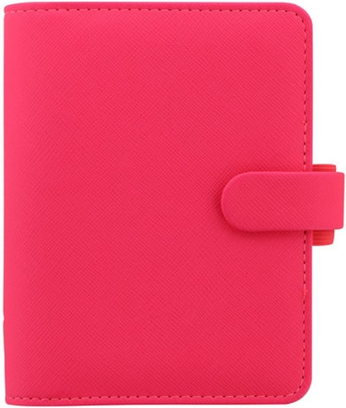 Pocket Organizer Fluorescerend Roze A6 - Inclusief Agenda en Schrijfblok