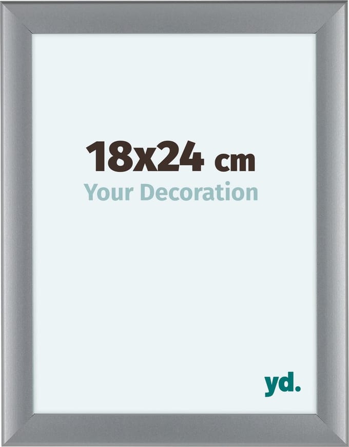 Your Decoration - Fotolijst 18x24 cm - MDF - Zilver Mat - Como