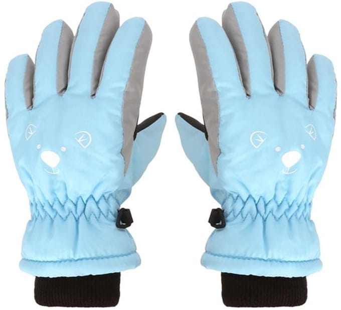Allecto - Kinder Ski Handschoenen - Waterdicht en Winddicht - Rood of