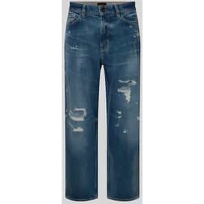 relaxed fit jeans van katoenmix model 'ARLO_CROPPED'