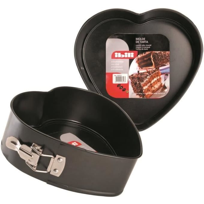 Cakevorm - Ibili - 826022 - Anti-aanbak - Afneembaar - Hart 22 cm
