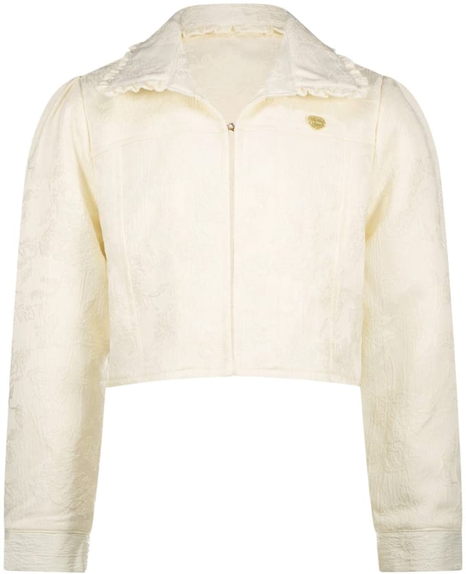 Le Chic - AQUI damast indoorjacket - Pearl - Maat 110