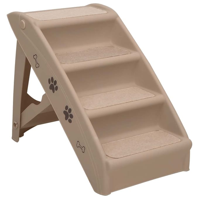 vidaXL - Hondentrap - inklapbaar - 62x40x49,5 - cm - bruin