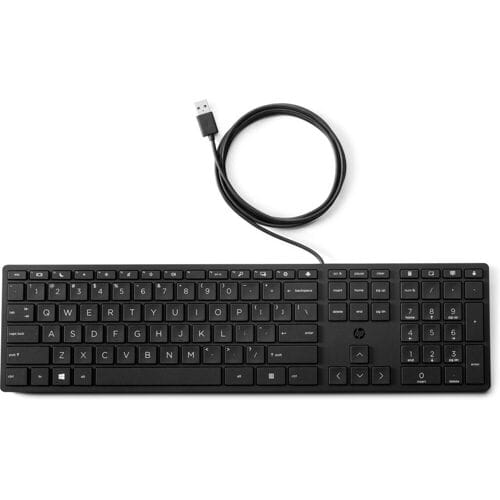 HP 320K - Toetsenbord - Qwerty - EU Layout - Zwart