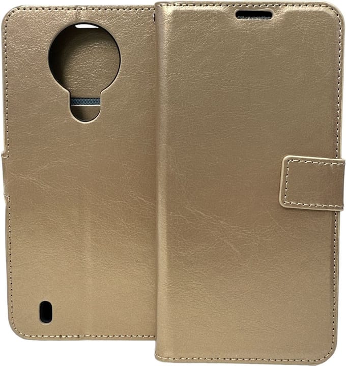 Portemonnee Book Case Hoesje Geschikt voor: Nokia 1.4 -  goud