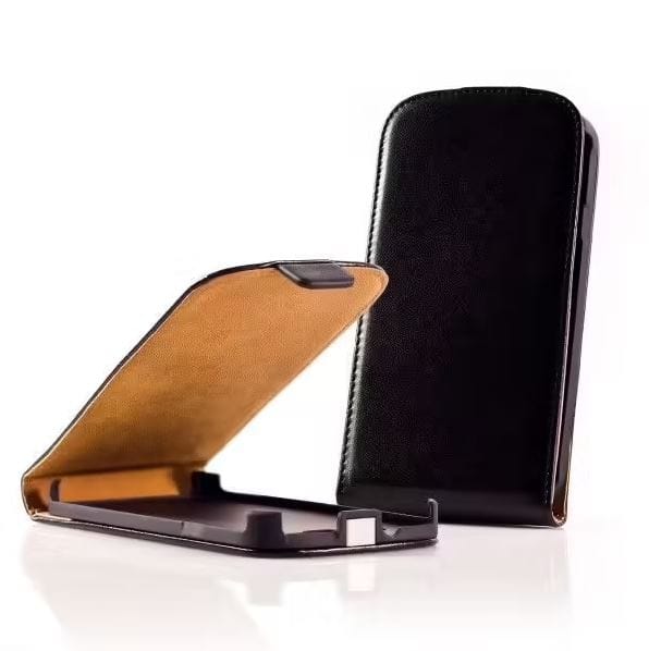 Housse etui coque cuir ultra mince noir pour htc explorer a310e zwart