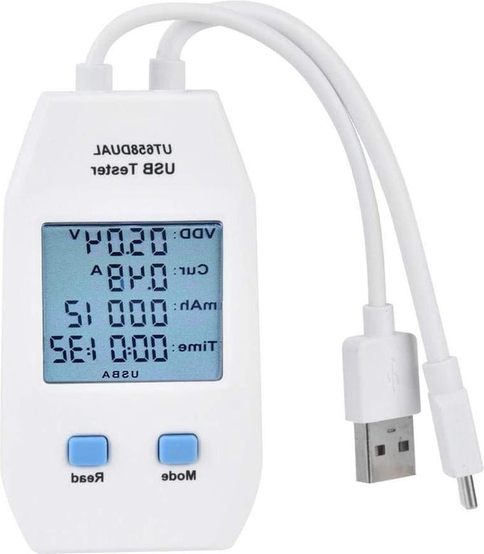 Power Meter Tester Digitale Voltmeter Ampèremeter Multimeter - UT658 - USB Power Meter Detector .