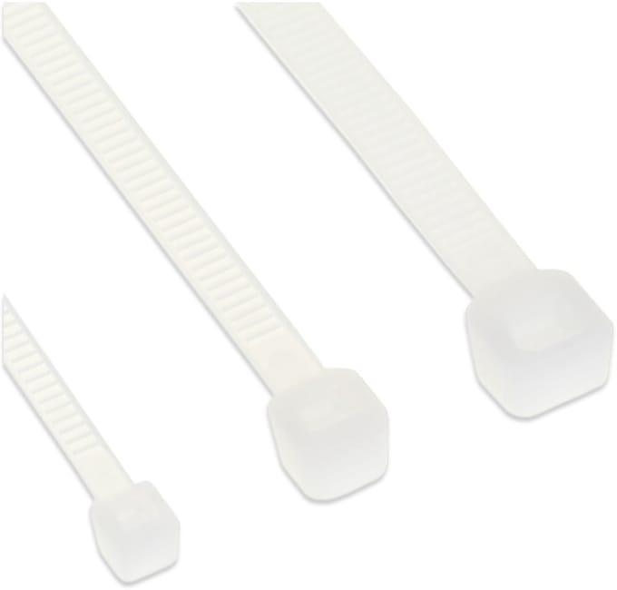 InLine Tie-wraps - 160 x 4,8mm - 100 stuks - Wit