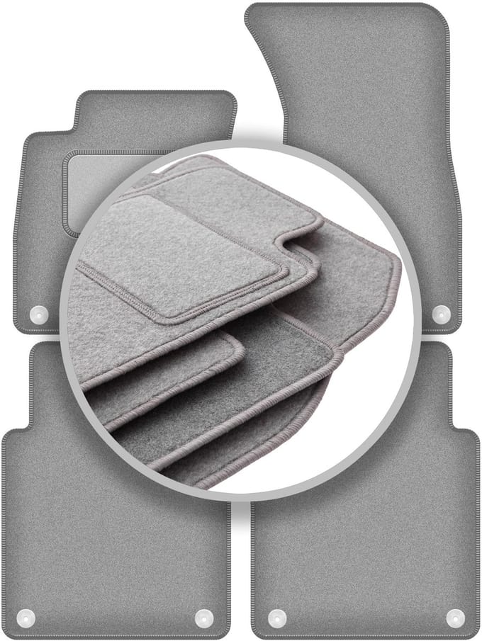 Grijze automatten voor: Audi A8 D3 Lang (2002-2009)