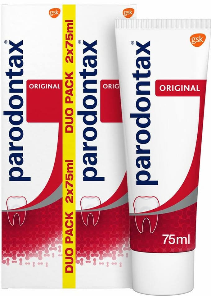 Parodontax Original - Tandpasta - tegen bloedend tandvlees -  2x75 ml