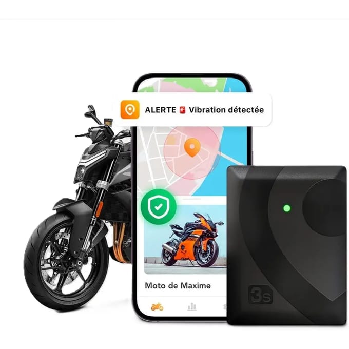 GPS-tracker GeoRide 3Ss Alarme Moto Intelligente