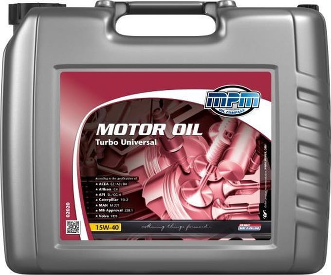 MPM Motorolie 15w40 turbo universal - 20 liter