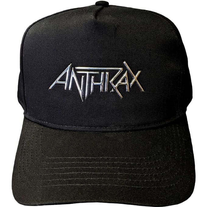 Anthrax Unisex Adult Logo Baseball Cap One Size black