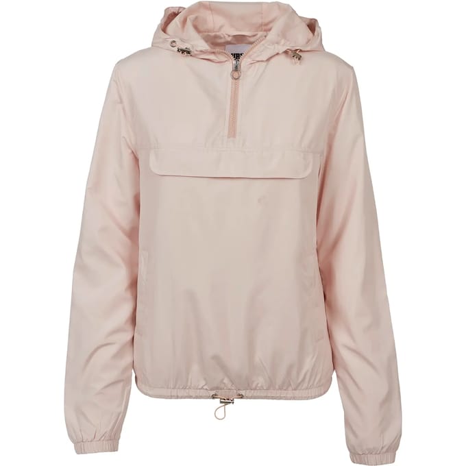 Urban Classics - Basic Pullover Jas - S - Roze