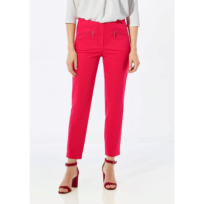 Bengaline 7/8-broek LOUISA - rood - Gr. 23 van Goldner Fashion