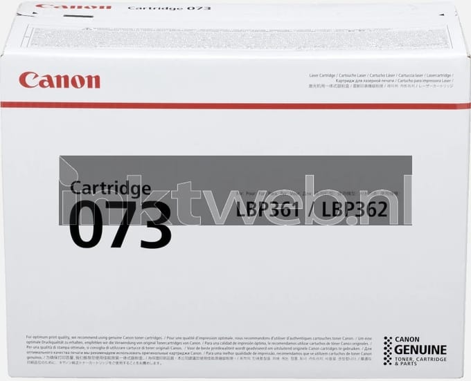 Canon 073 tonercartridge 1 stuk(s) Origineel Zwart