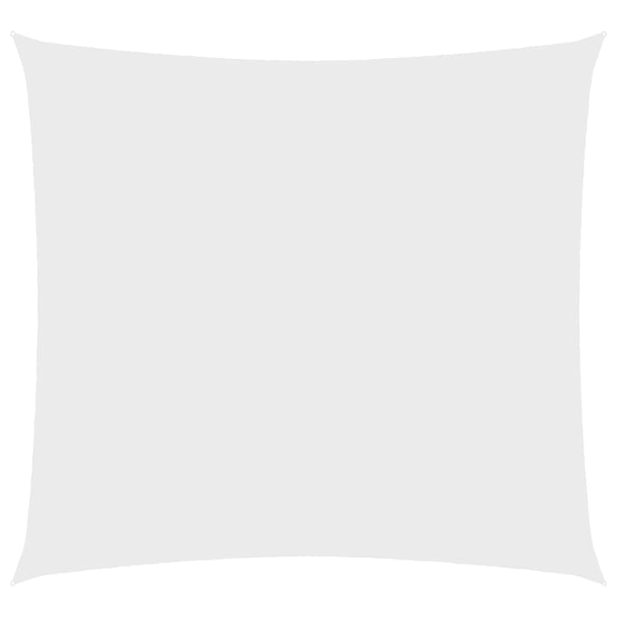 vidaXL - Zonnescherm - vierkant - 5x5 - m - oxford - stof - wit