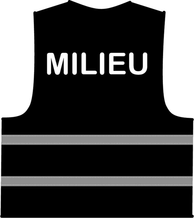 Milieu hesje zwart
