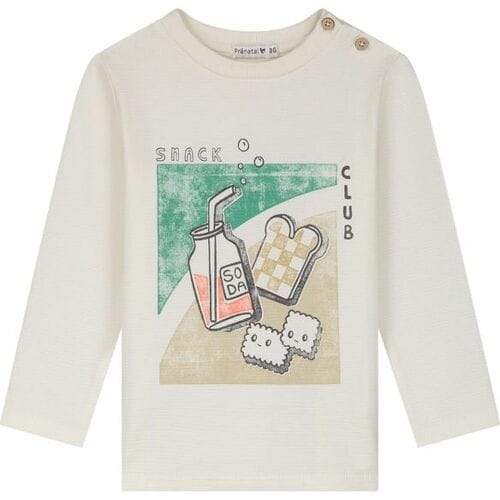 Prénatal peuter shirt Dark Off-White 92 heren