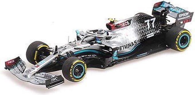 1:43 Diecast-model Mercedes AMG W11 #77 2020 V. Bottas Minichamps