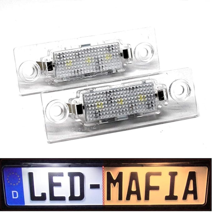 Led kentekenverlichting - Module set - Auto verlichting - Zonder foutmelding - 12 Volt - Wit licht
