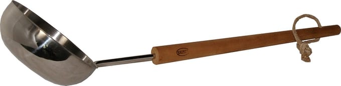 Saunia - Sauna lepel - Giant - roestvrij staal/berken - 65 cm