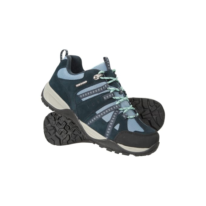Mountain Warehouse Dames/Dames Direction II Suede Breed Loopschoenen (Marine)