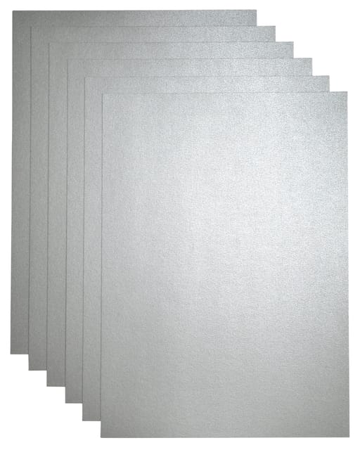 Papicolor - Kopieerpapier A4 120gr 6vel metallic zilver