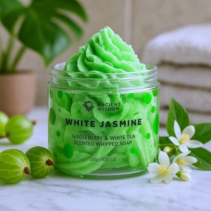 Kruisbes & Witte Thee Slagroomzeep 120g