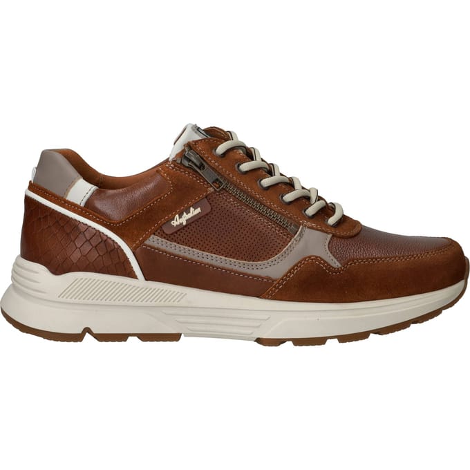 Heren Sneakers Australian Connery Cognac - Maat 44