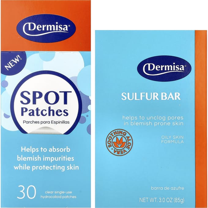 Dermisa Acne Kit, Voor Alle Huidtypen, 2-Delige Kit blue